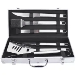 Stainless Steel Braai Set Open Front